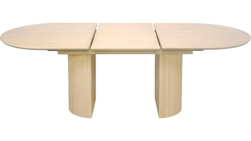 Spisebord Otaki 180 cm Butterfly - Hvidpigmenteret eg - Møbler - Borde - Spisebord og køkkenbord