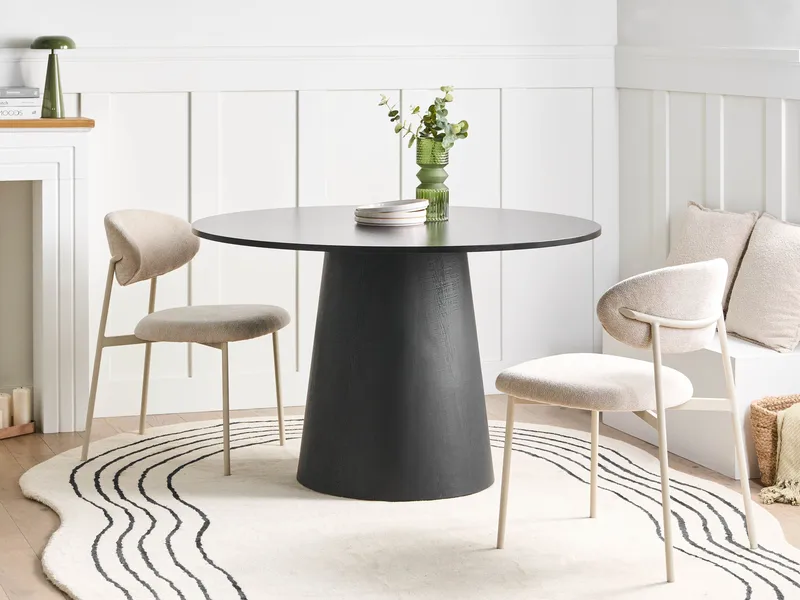 Spisebord Oyen 120 cm - Sort - Møbler - Borde - Spisebord og køkkenbord