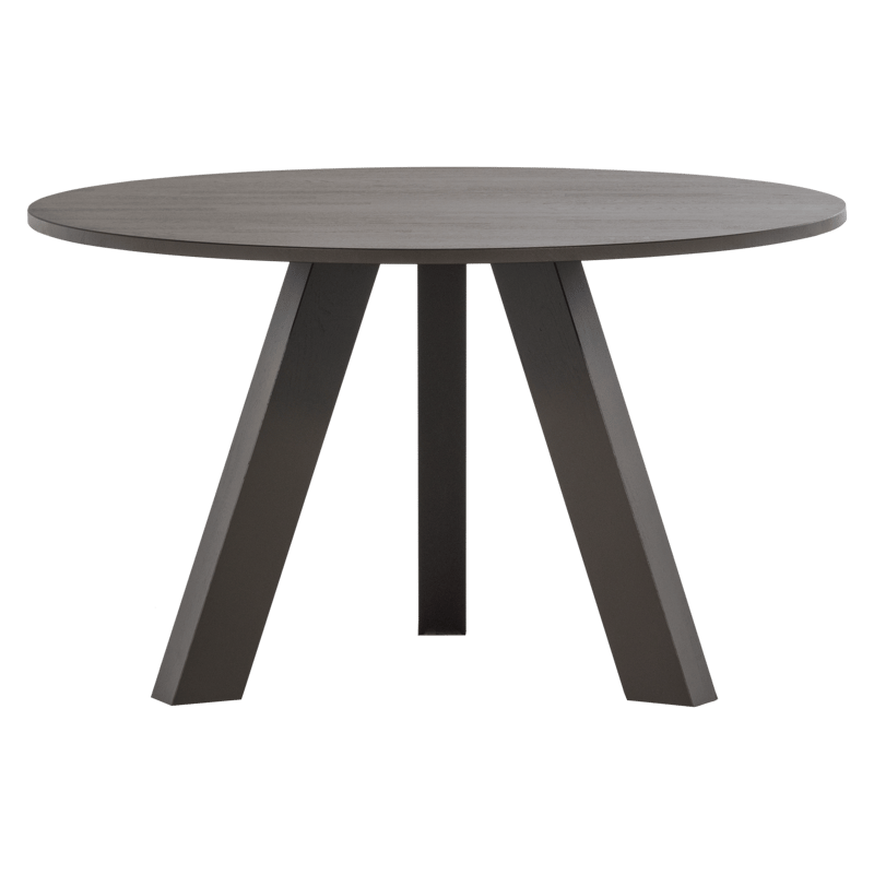 Spisebord Rhonda 129 cm rundt, Mellembrun