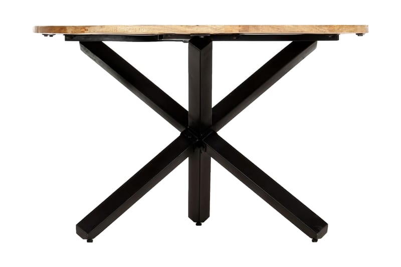 spisebord rundt 120 x 76 cm massivt mangotræ - Spisebord og køkkenbord