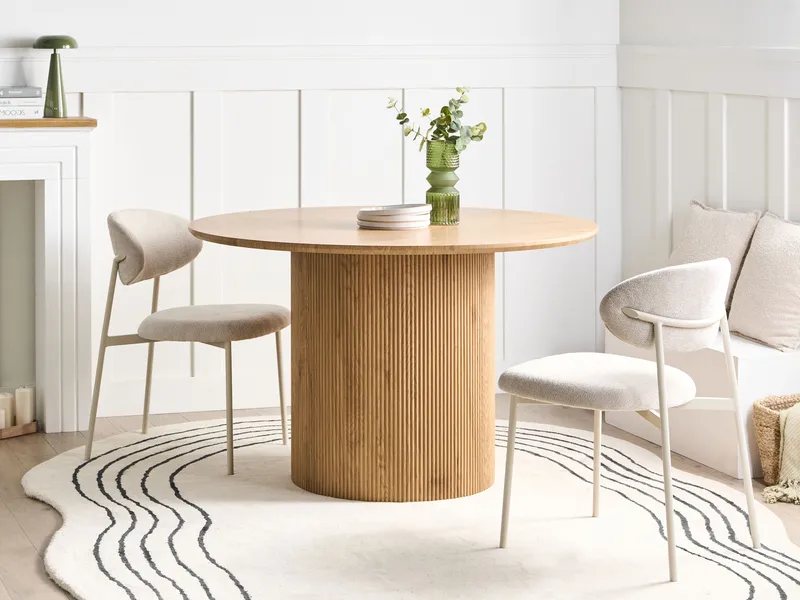 Spisebord Sheho 120 cm - Lysebrun - Møbler - Borde - Spisebord og køkkenbord