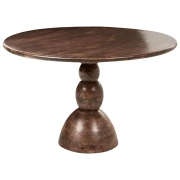 Spisebord Silvon 120 cm - Mørkebrun - Møbler - Borde - Spisebord og køkkenbord