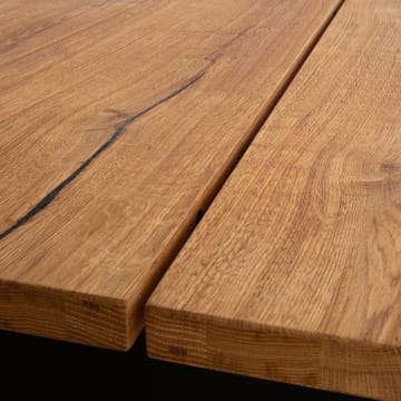 Spisebord Teron 220x100x75 cm - Eg/sort - Møbler - Borde - Spisebord og køkkenbord