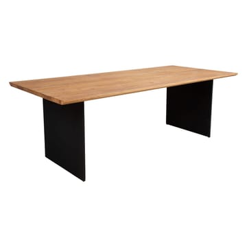 Spisebord Teron 220x100x75 cm - Eg/sort - Møbler - Borde - Spisebord og køkkenbord