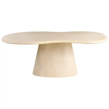 Spisebord udendørs Spoleto 110x200 cm - Beige - Havemøbler - Havebord - Spisebord & havebord