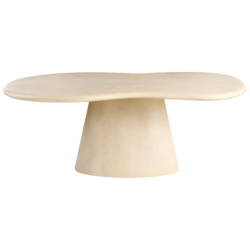 Spisebord udendørs Spoleto 110x200 cm - Beige - Havemøbler - Havebord - Spisebord & havebord