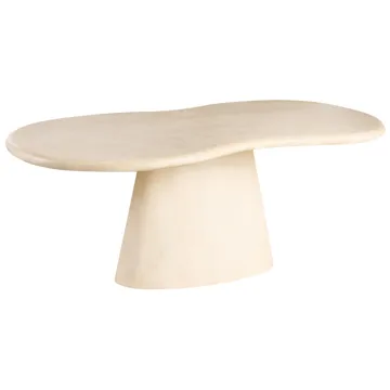 Spisebord udendørs Spoleto 110x200 cm - Beige - Havemøbler - Havebord - Spisebord & havebord
