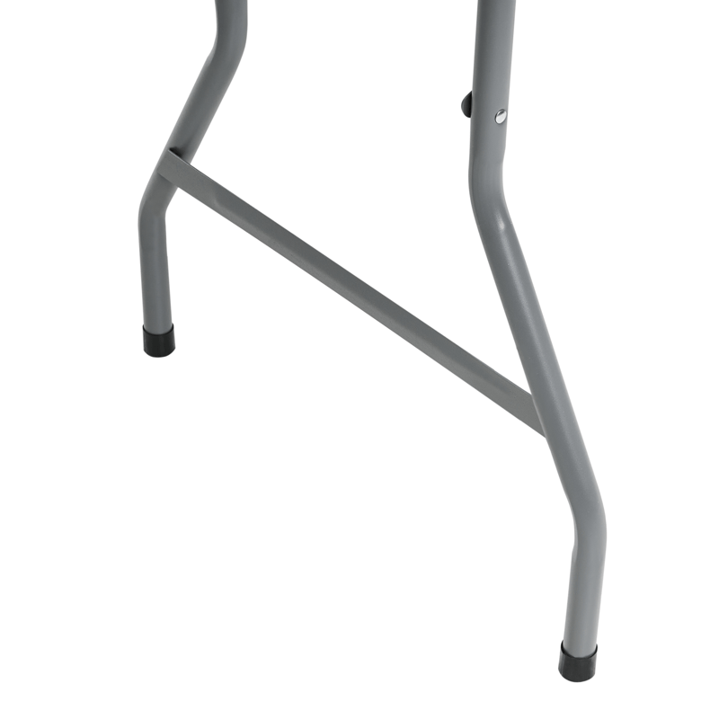 Spisebord udendørs til 6 personer Cugnoli 180 cm 74 cm - Hvid/Sølv - Havemøbler - Havebord - Spisebord & havebord