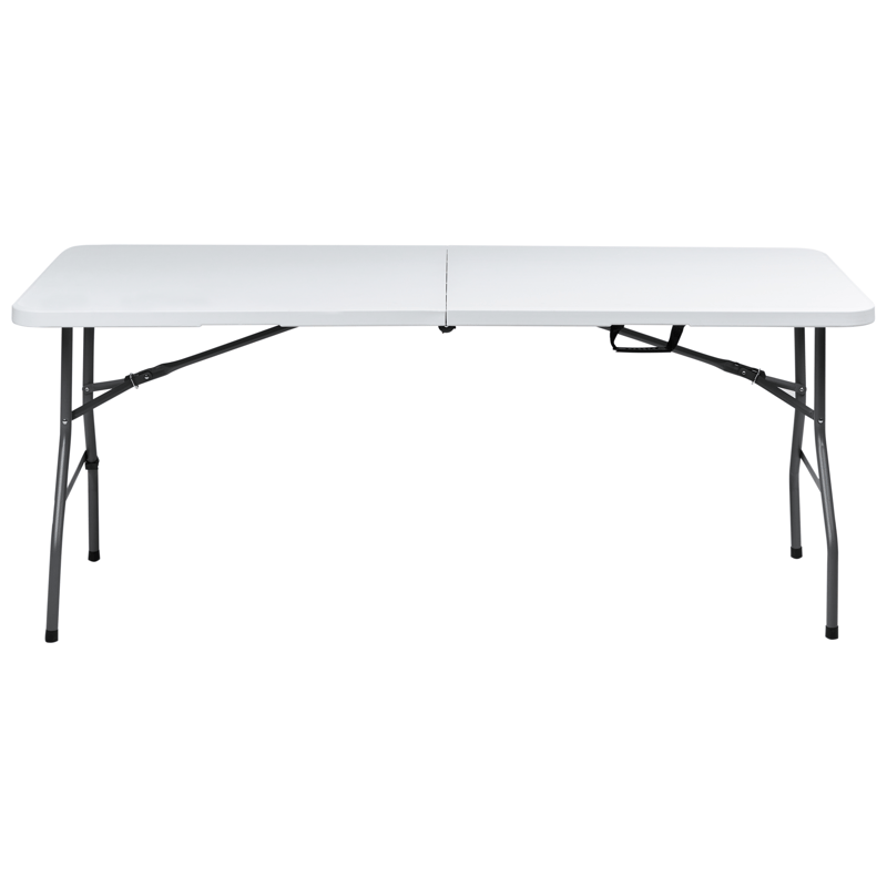 Spisebord udendørs til 6 personer Cugnoli 180 cm 74 cm - Hvid/Sølv - Havemøbler - Havebord - Spisebord & havebord