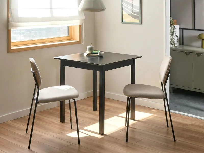 Spisebord Veritas 75 cm - Sort - Møbler - Borde - Spisebord og køkkenbord