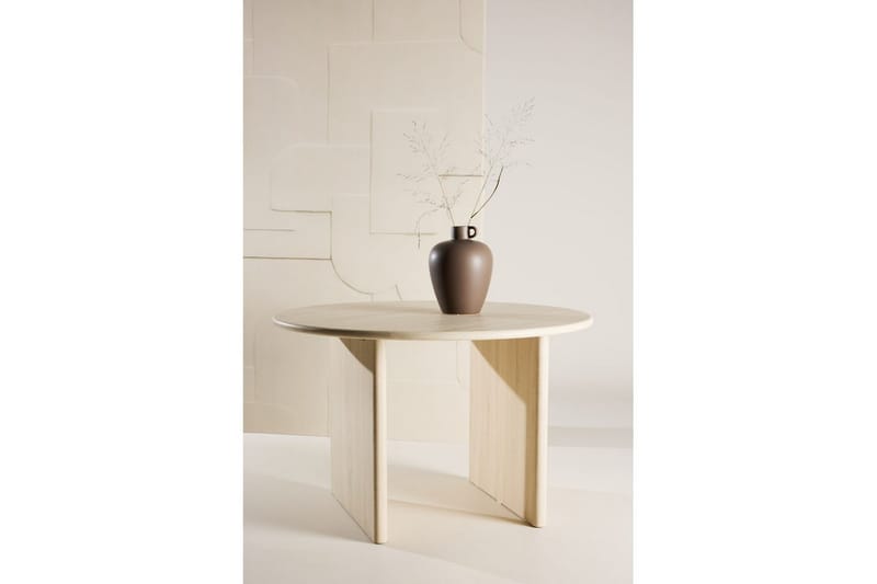 Spisebord VIND Björholmen Rund 120 cm Hvid - Møbler - Borde - Spisebord og køkkenbord