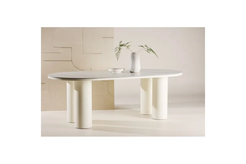 Spisebord VIND Havstenssund 110x220 cm Hvid - Møbler - Borde - Spisebord og køkkenbord