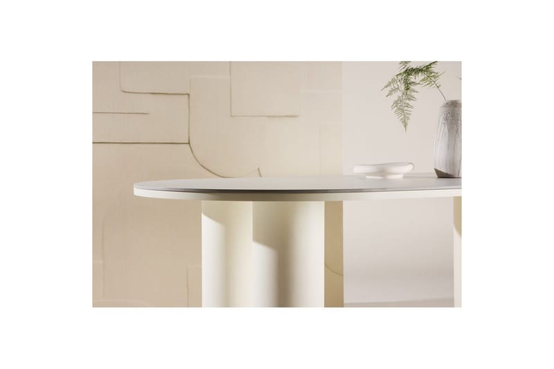 Spisebord VIND Havstenssund 110x220 cm Hvid - Møbler - Borde - Spisebord og køkkenbord