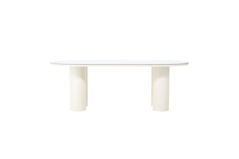 Spisebord VIND Havstenssund 110x220 cm Hvid, undefined