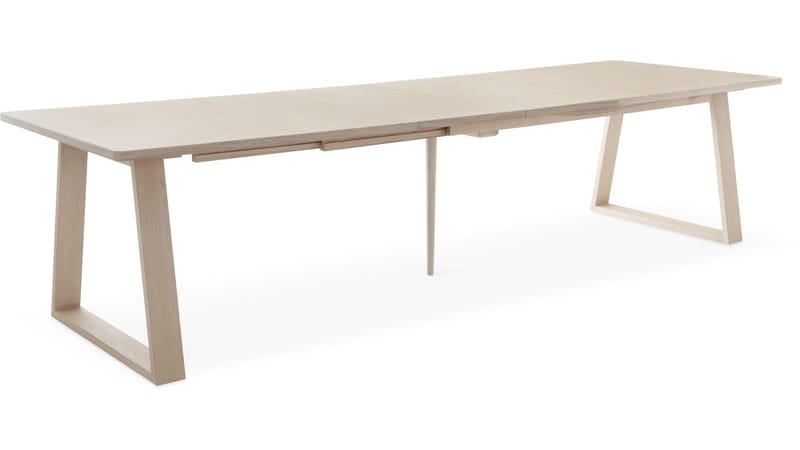 Spisebord Wikdal 220x100 cm - Hvidpigmenteret eg - Møbler - Borde - Spisebord og køkkenbord