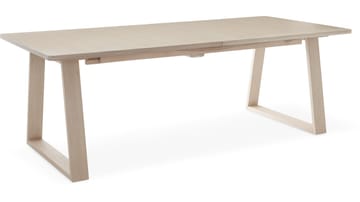 Spisebord Wikdal 220x100 cm - Hvidpigmenteret eg - Møbler - Borde - Spisebord og køkkenbord
