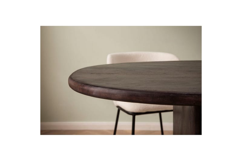 Spisebord Wohnling Massivt træ 180 cm nyreform moderne - Møbler - Borde - Spisebord og køkkenbord