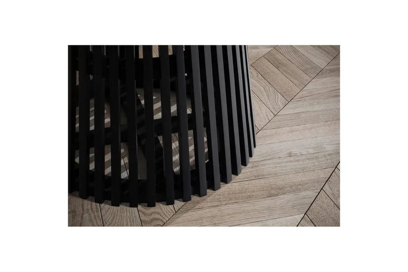 Spisebord Wohnling Rund 120 cm massivt træ loftstil - Møbler - Borde - Spisebord og køkkenbord