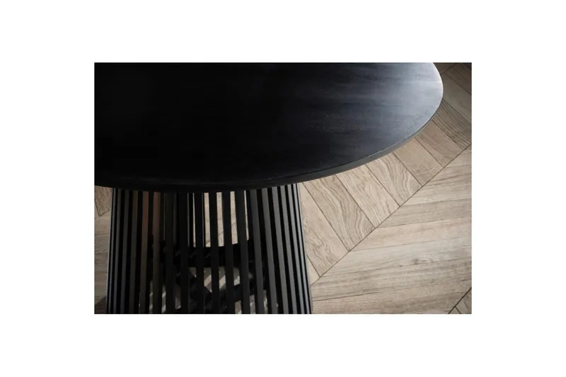 Spisebord Wohnling Rund 120 cm massivt træ loftstil - Møbler - Borde - Spisebord og køkkenbord