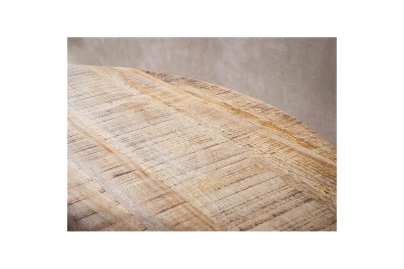 Spisebord Wohnling rundt massivt træ moderne landlig stil 120 cm - 120 cm - Møbler - Borde - Spisebord og køkkenbord