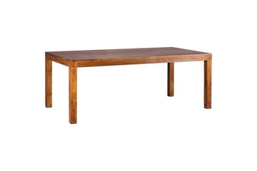 Spisebord Wohnling Solidt træ landlig stil Rose træ, 200x100 cm - Rose træ, 200x100 cm - Møbler - Borde - Spisebord og køkkenbord