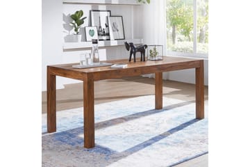 Spisebord Wohnling Solidt træ landlig stil Rose træ, 200x100 cm - Rose træ, 200x100 cm - Møbler - Borde - Spisebord og køkkenbord