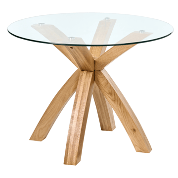 Spisebord Yapp 100 cm - Lysebrun - Møbler - Borde - Spisebord og køkkenbord
