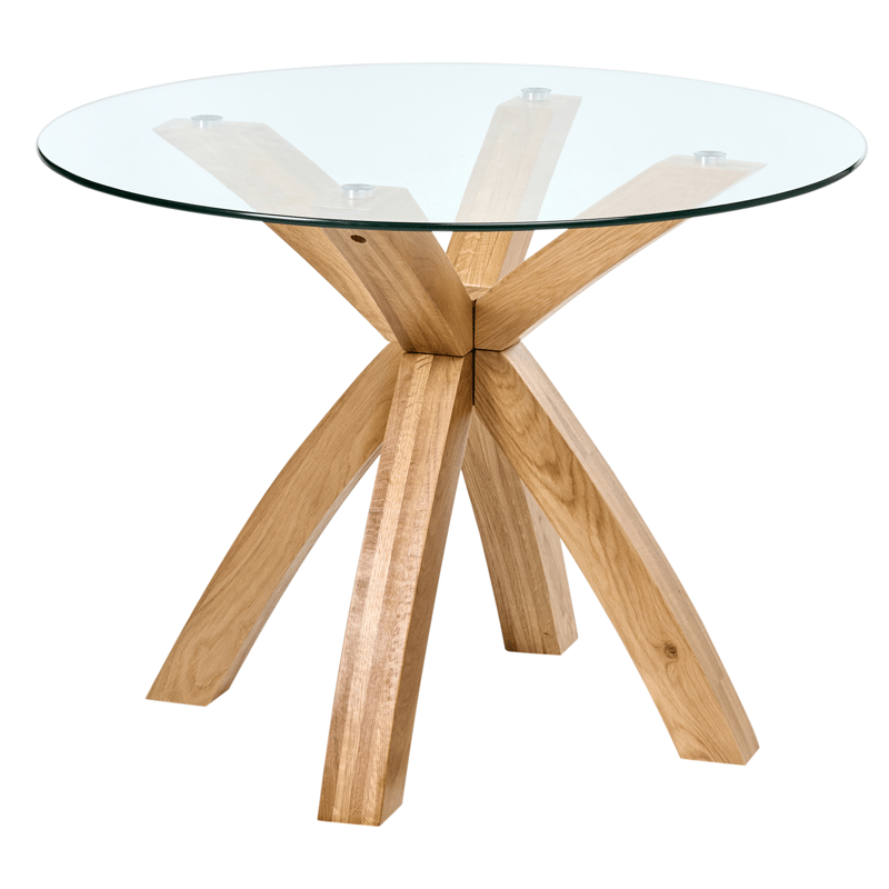 Spisebord Yapp 100 cm - Lysebrun - Møbler - Borde - Spisebord og køkkenbord