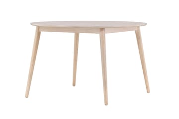 Spisebord Peach Flora spisebord ø120 - whitewash / finér Whitewash - Møbler - Borde - Spisebord og køkkenbord