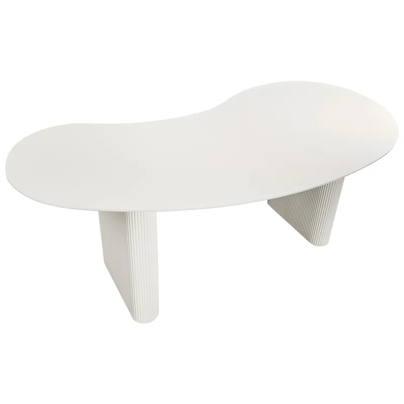 Spisebord Peery 198 cm - Hvid - Møbler - Borde - Spisebord og køkkenbord