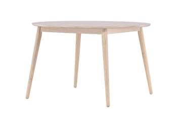 Spisebord Peach Flora spisebord ø120 - whitewash / finér Whitewash - Møbler - Borde - Spisebord og køkkenbord