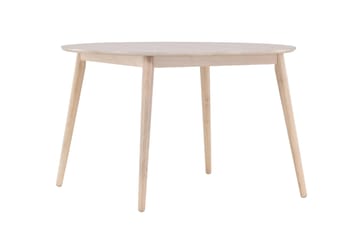 Spisebord Peach Flora spisebord ø120 - whitewash / finér Whitewash - Møbler - Borde - Spisebord og køkkenbord