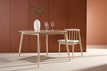 Spisebord Peach Flora spisebord ø120 - whitewash / finér Whitewash - Møbler - Borde - Spisebord og køkkenbord