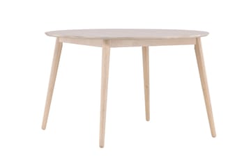 Spisebord Peach Flora spisebord ø120 - whitewash / finér Whitewash - Møbler - Borde - Spisebord og køkkenbord
