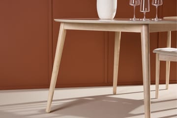 Spisebord Peach Flora spisebord ø120 - whitewash / finér Whitewash - Møbler - Borde - Spisebord og køkkenbord
