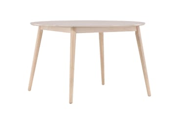 Spisebord Peach Flora spisebord ø120 - whitewash / finér Whitewash - Møbler - Borde - Spisebord og køkkenbord