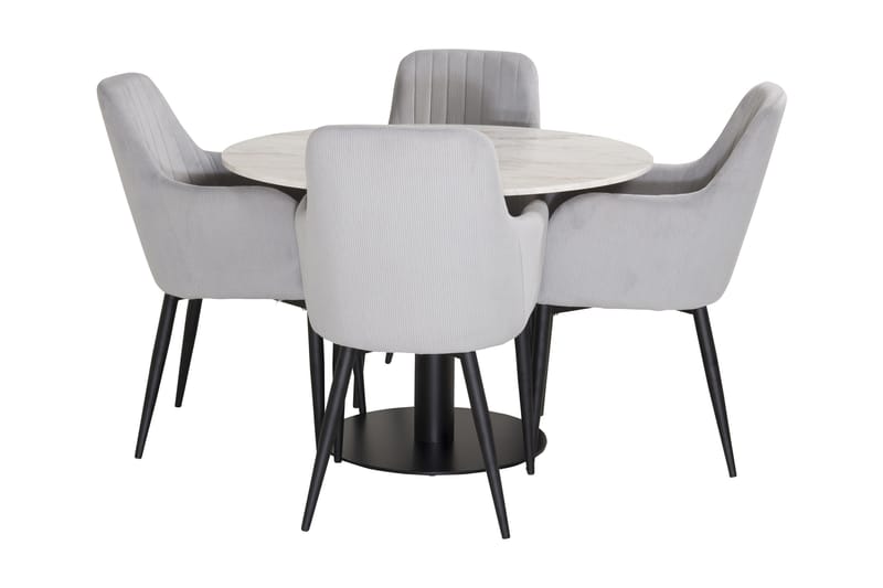 Admira Spisebord med Casper stol 4 stk - Spisebordssæt
