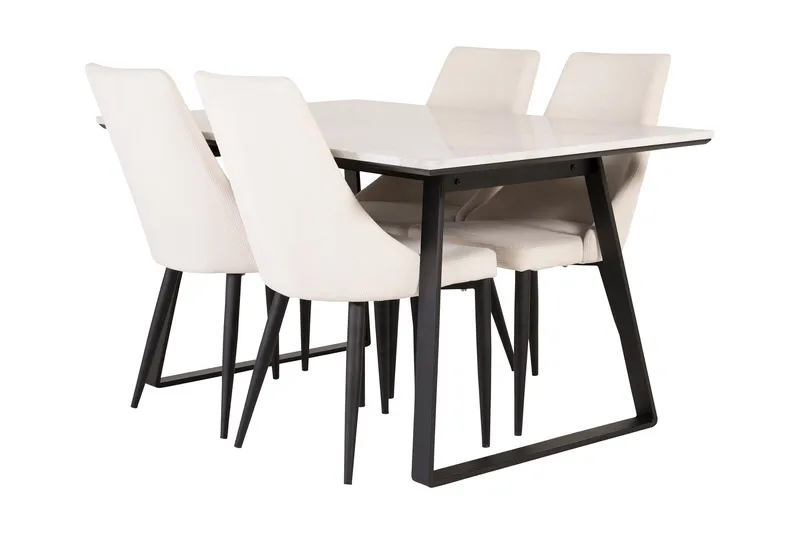 Admira Spisebordssæt med 4 Ludde Spisebordsstol, undefined