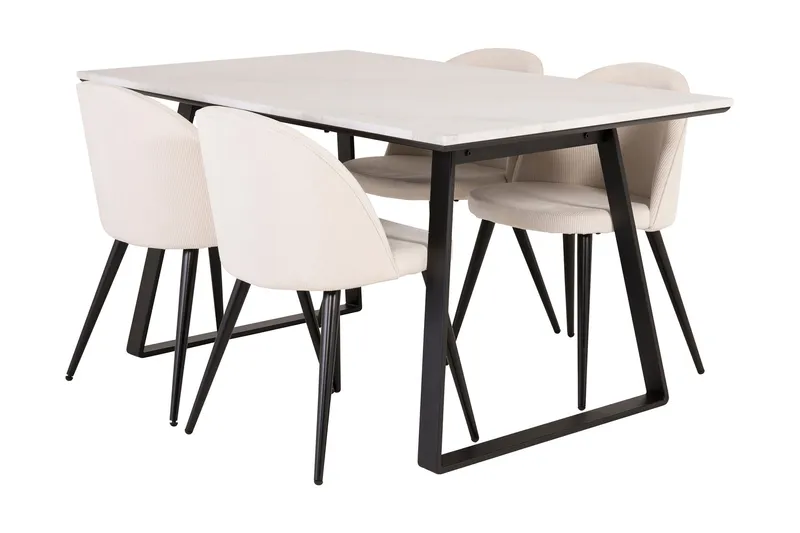 Admira Spisebordssæt med 4 Valera Spisebordsstol Manchester, undefined