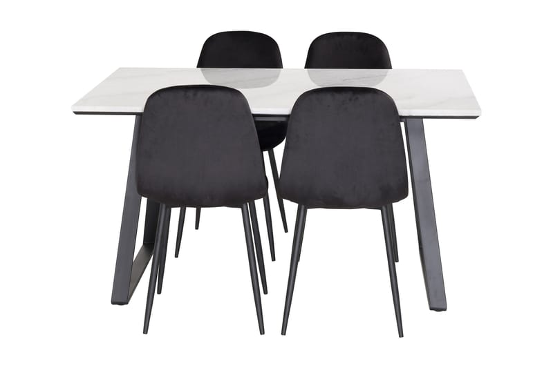 Admira Spisebordssæt med 4 Pontus køkkenstole - Spisebordssæt