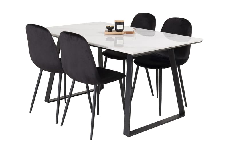 Admira Spisebordssæt med 4 Pontus køkkenstole - Spisebordssæt