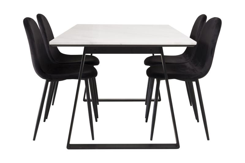 Admira Spisebordssæt med 4 Pontus køkkenstole - Møbler - Borde - Spisebordssæt