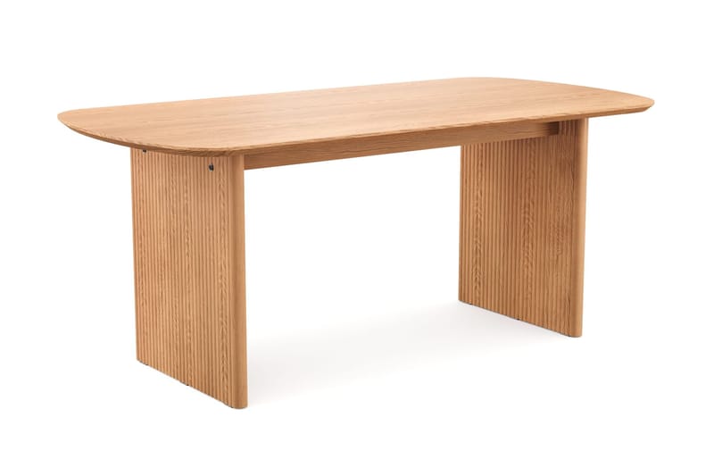 Alma spisegruppe rektangulær 180 cm eg med 6 Build-spisestole - Eg - Møbler - Borde - Spisebordssæt
