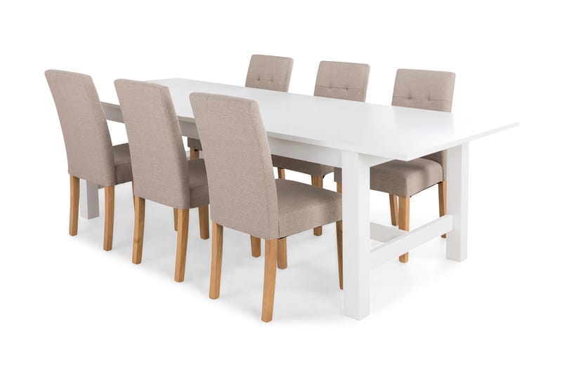 Altea Spisebordssæt med 6 stk Viktor Spisebordsstol - Spisebordssæt