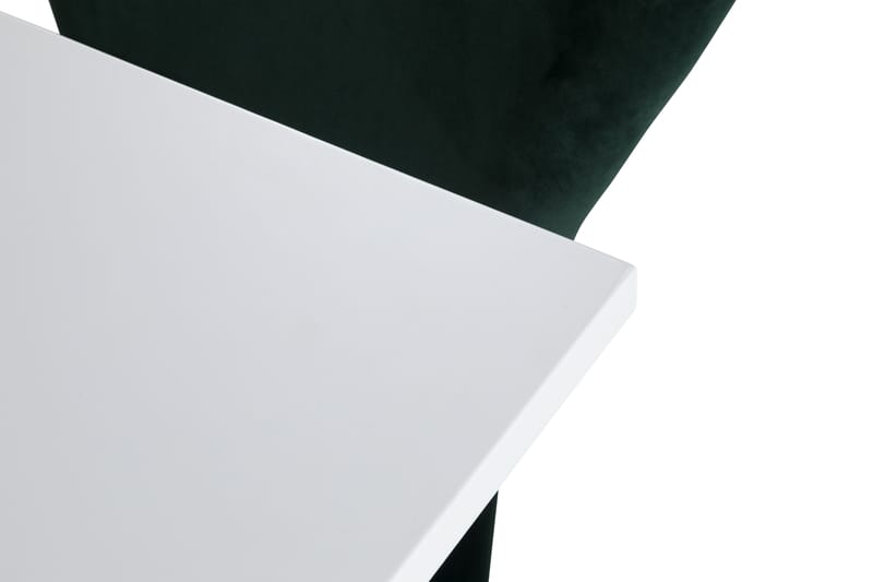 Altea Spisebordssæt Udvideligt 240 cm med 10 Perco Stole Vel - Hvid/Grøn - Spisebordssæt