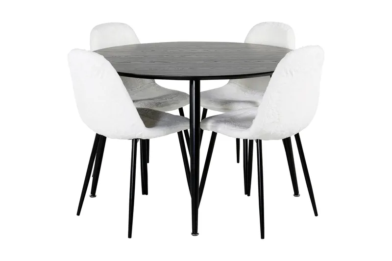 Balisa Spisebordssæt 115 cm Rund + 4 Ypas Spisebordsstole, undefined