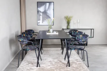 Balisa spisegruppe 180 cm + 6 stk. Arcarazo spisestole - Møbler - Borde - Spisebordssæt