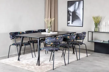 Balisa spisegruppe 180 cm + 6 stk. Arcarazo spisestole - Møbler - Borde - Spisebordssæt