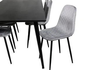 Balisa spisegruppe 180 cm + 6 stk. Ypas spisestole - Møbler - Borde - Spisebordssæt