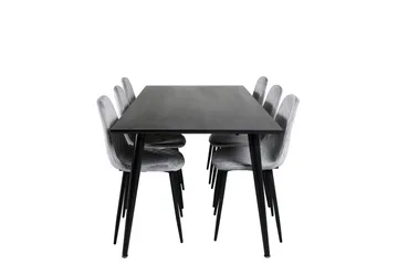 Balisa spisegruppe 180 cm + 6 stk. Ypas spisestole - Møbler - Borde - Spisebordssæt